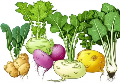 Illustration radish - Image 1