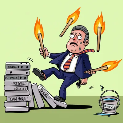 Illustration mismanaging - Image 1