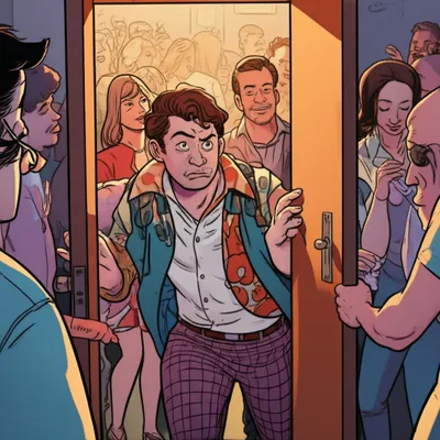 Illustration gatecrash - Image 1