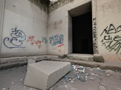 Illustration desecrated