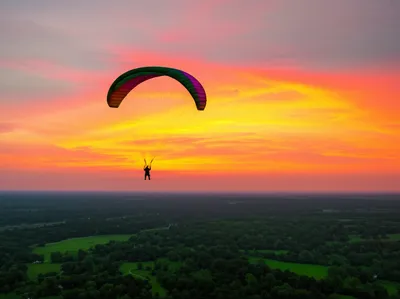 Illustration paraglider