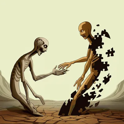 Illustration cannibalism