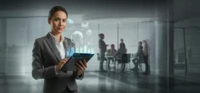 Illustration businesswoman