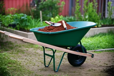 Illustration wheelbarrow