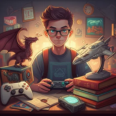 Illustration nerd - Image 1