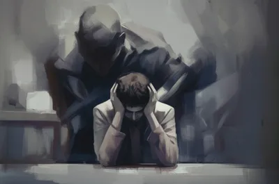 Illustration distressed