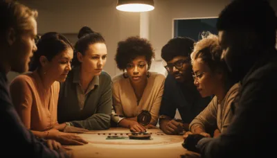 Illustration huddled - Image 1