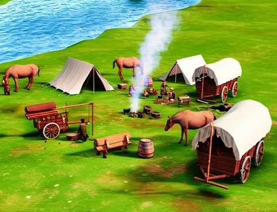 Illustration encamped - Image 1