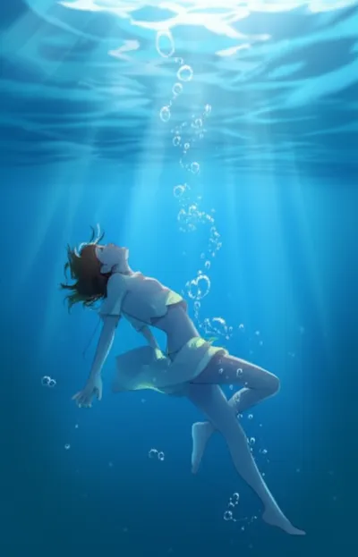 Illustration swimming - Image 1