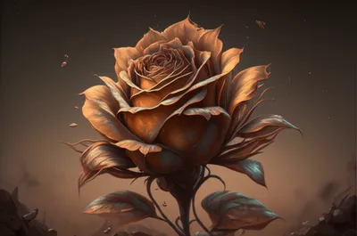 Illustration bronzed - Image 1