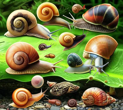 Illustration snails - Image 1