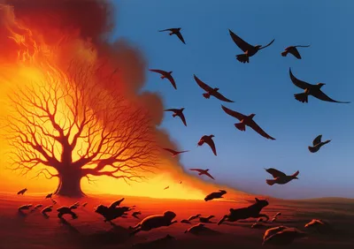 Illustration evacuate