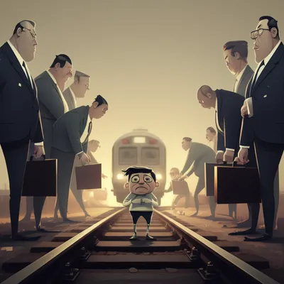 Illustration railroaded - Image 1