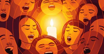 Illustration chanting - Image 1