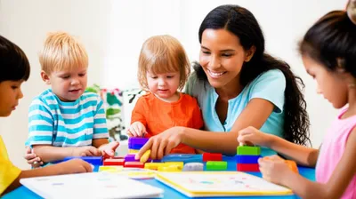 Illustration childcare