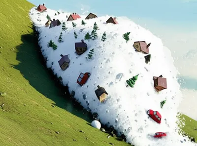 Illustration snowball - Image 1