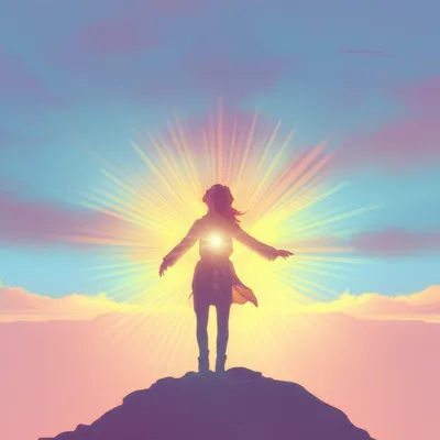 Illustration exhaling - Image 1