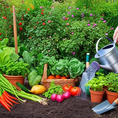 Illustration gardening