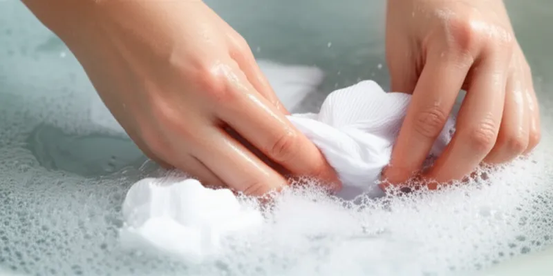 Illustration visuelle du mot « washing » - Laver