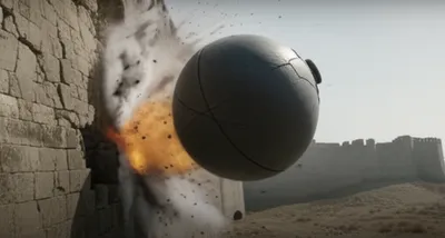 Illustration cannonball