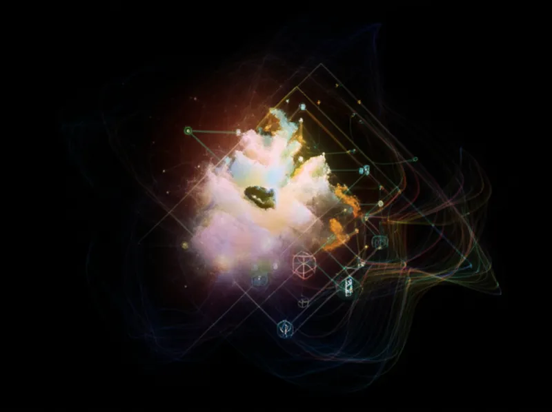 Illustration visuelle de formes: Quantique - Image 1