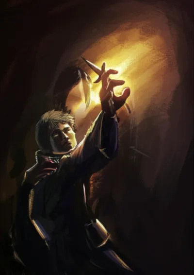 Illustration backstabbing