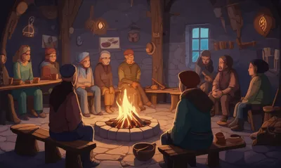 Illustration hearth - Image 1