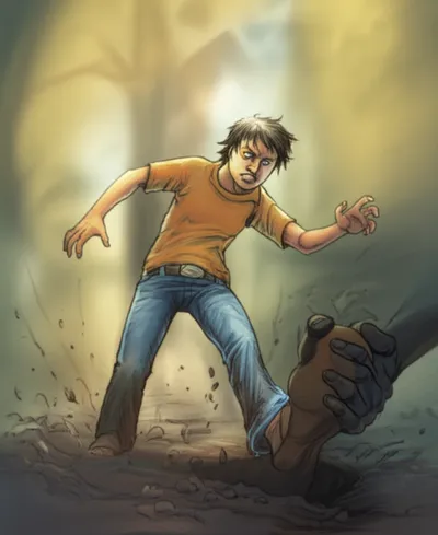 Illustration detaining