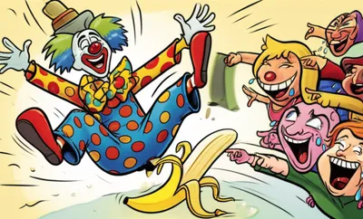 Illustration laughable