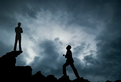 Illustration confronts