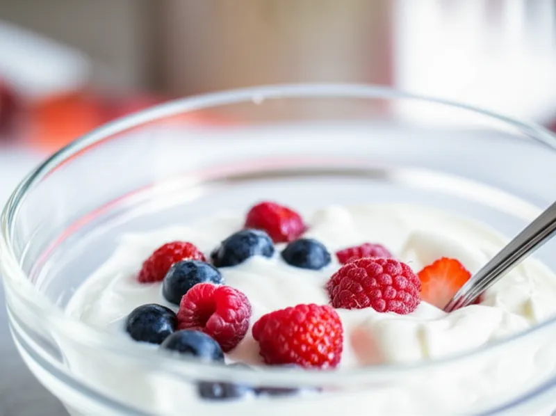 Illustration visuelle du mot « yogurt » - Yaourt