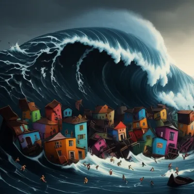 Illustration catastrophic