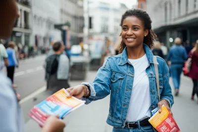 Illustration leafleted