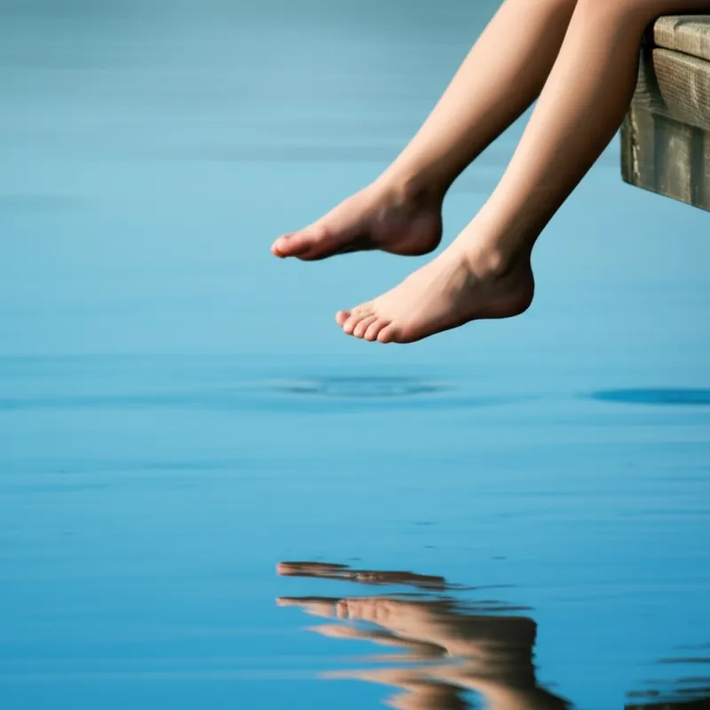 Illustration visuelle du mot « dangling » - Pendre, balancer