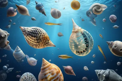 Illustration foraminifera