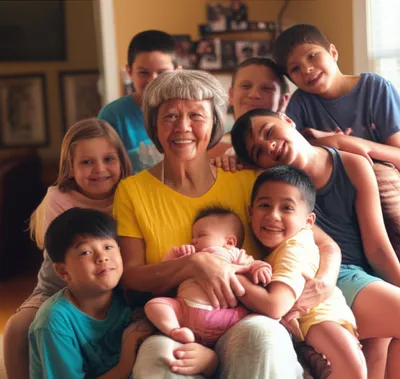 Illustration grandaunt