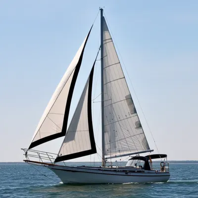 Illustration staysail