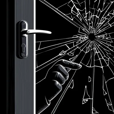 Illustration burglar - Image 1