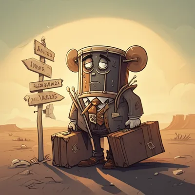 Illustration drummer - Image 1