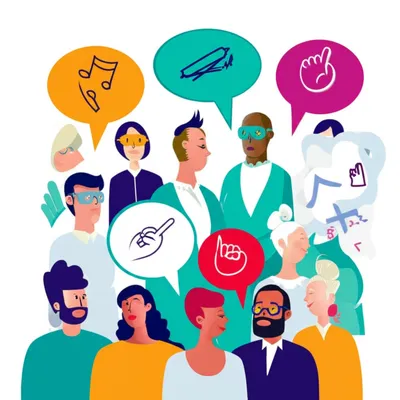 Illustration tongues - Image 1