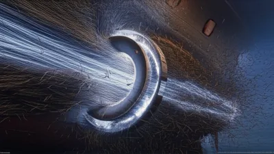 Illustration degaussed