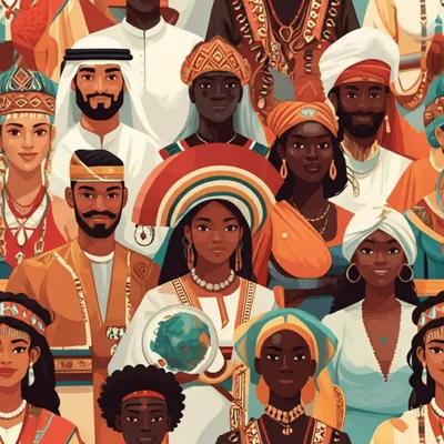 Illustration ethnically