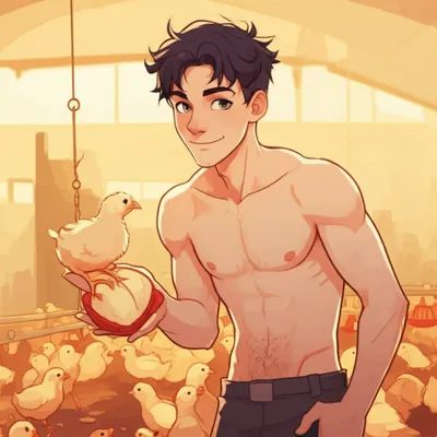 Illustration chickens - Image 1