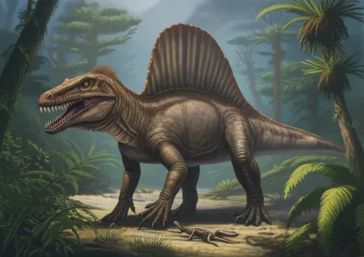 Illustration dimetrodon