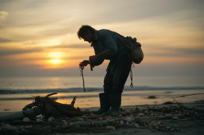 Illustration beachcomber - Image 1