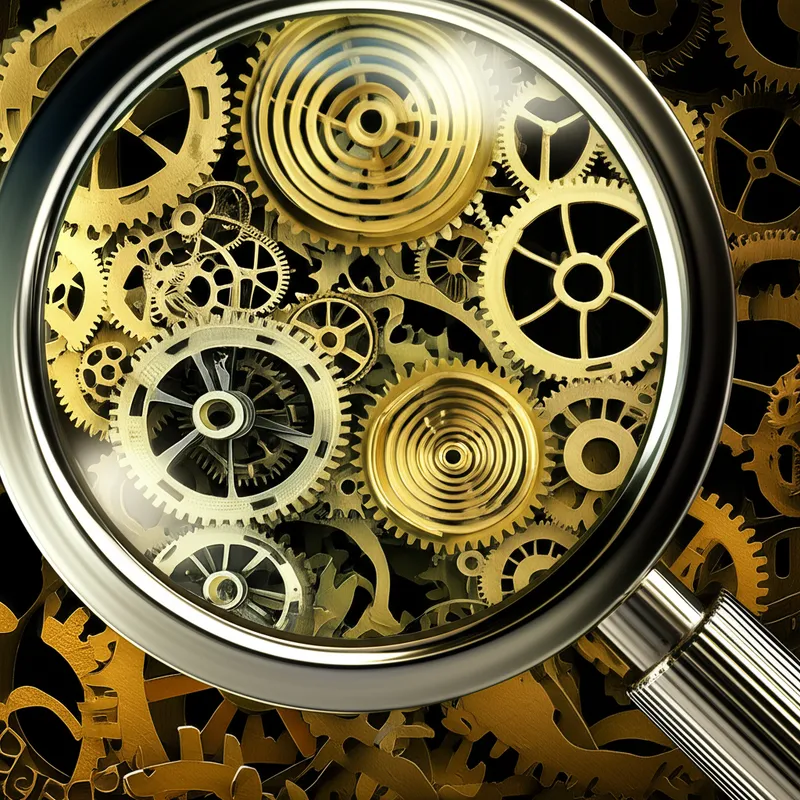 Ilustración visual de la palabra "examen" - Examen, investigación