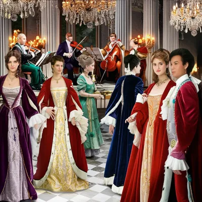 Illustration aristocratic