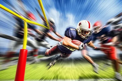 Illustration touchdowns