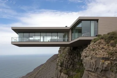 Illustration cantilevered