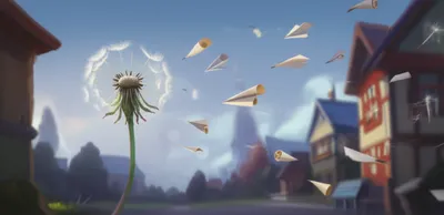 Illustration blowing - Image 1